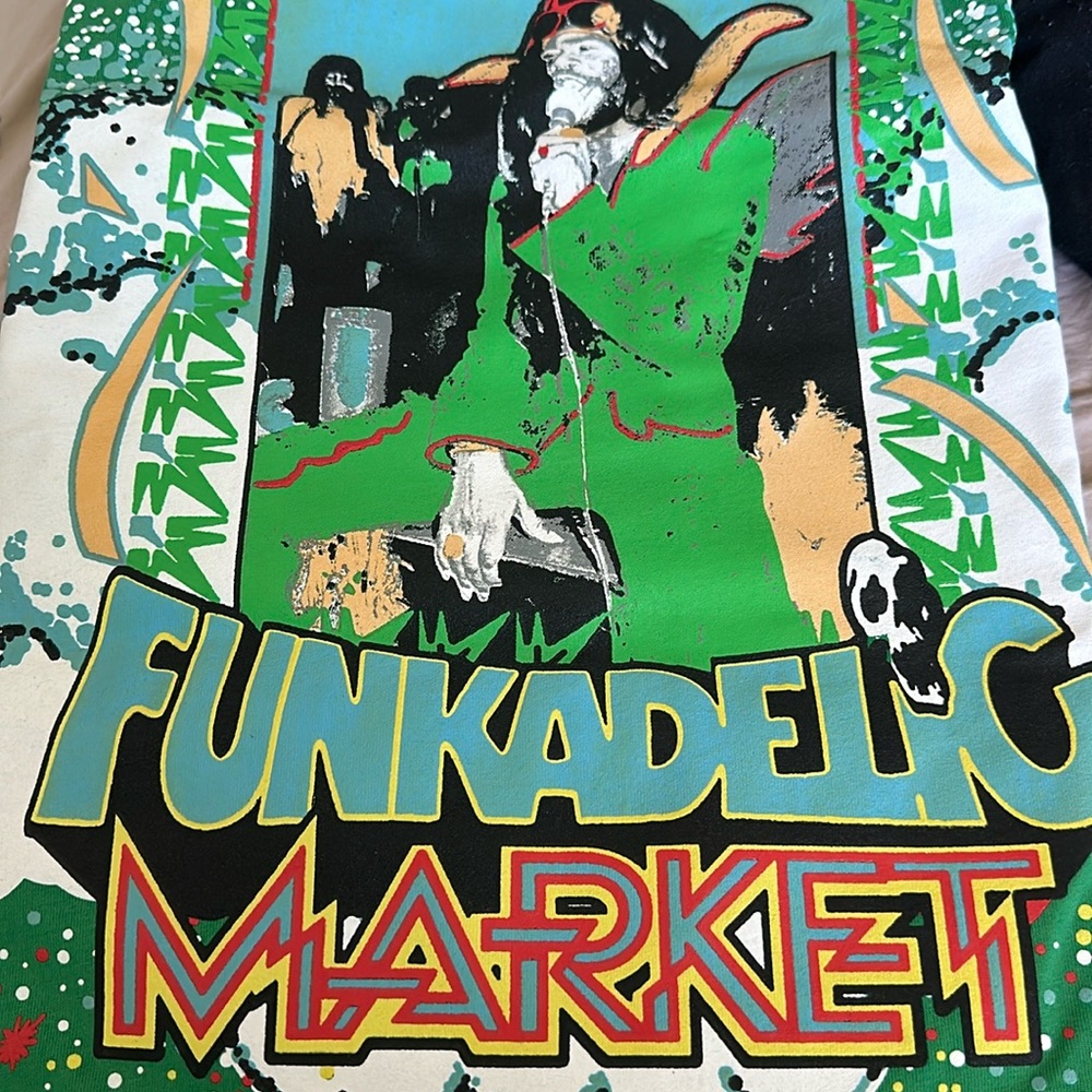 Market funkadelic shirt.